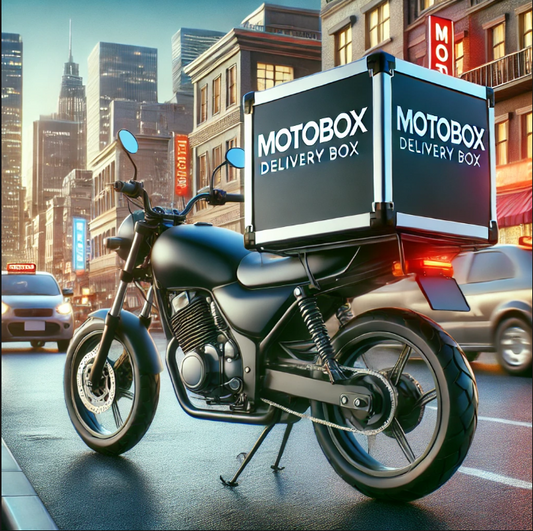 Food delivery business on motorcycle