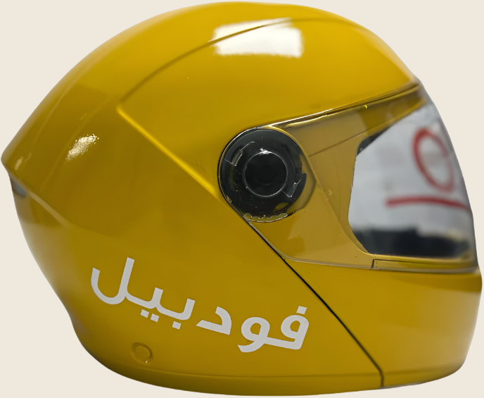 Motobox Helmets with color and logo