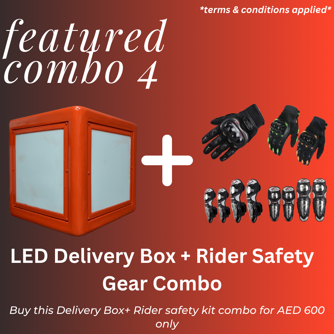 Rider Safety kit with Delivery Box for Bike Combo Motobox